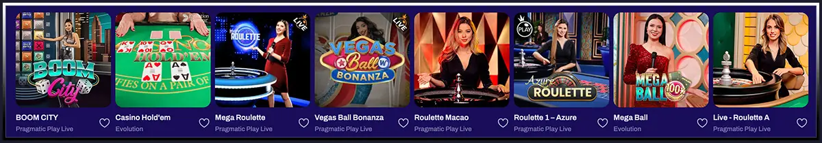 Live Casino Games